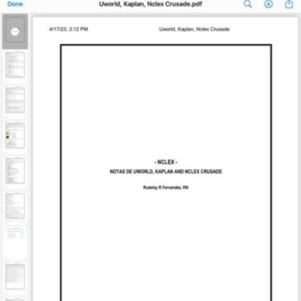 UWORLD, Kaplan, NCLEX Crusade